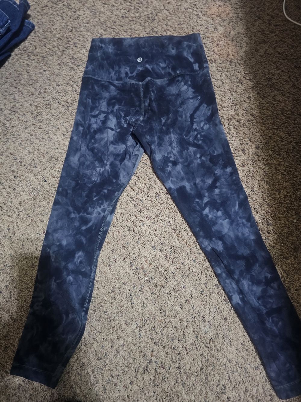 lululemon athletica Black Tie-Dye High-Rise Jeggings